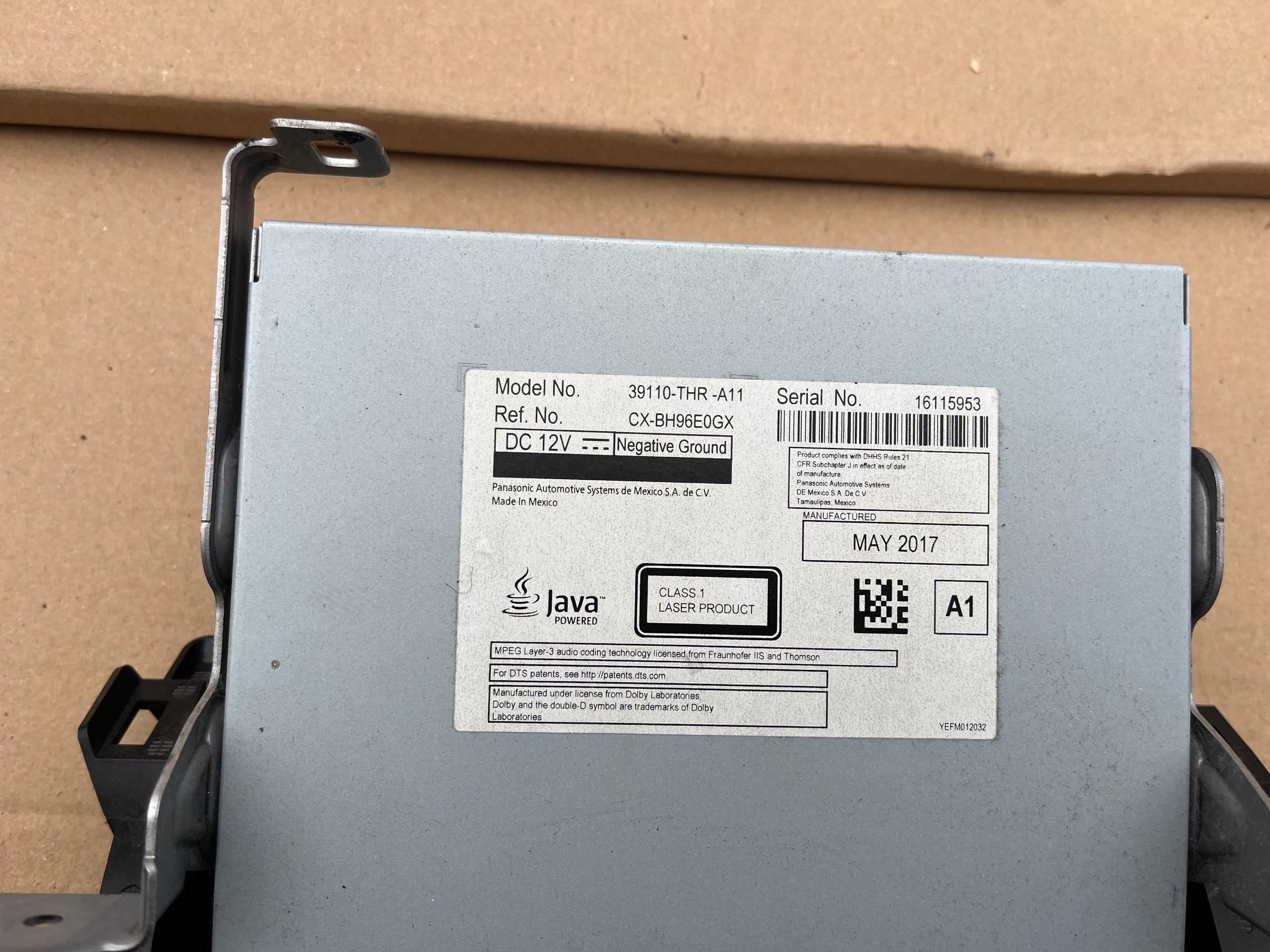 Honda Odyssey V 18-24 Czytnik DVD Disc CZESCI