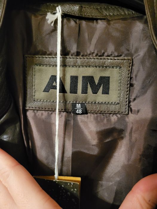 Kurtka męska skórzana AIM M