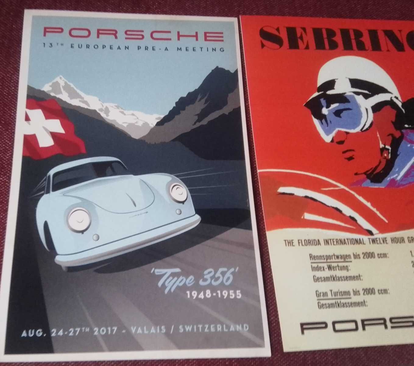 Stare plakaty Porsche - reprint do aranżacji wnętrza