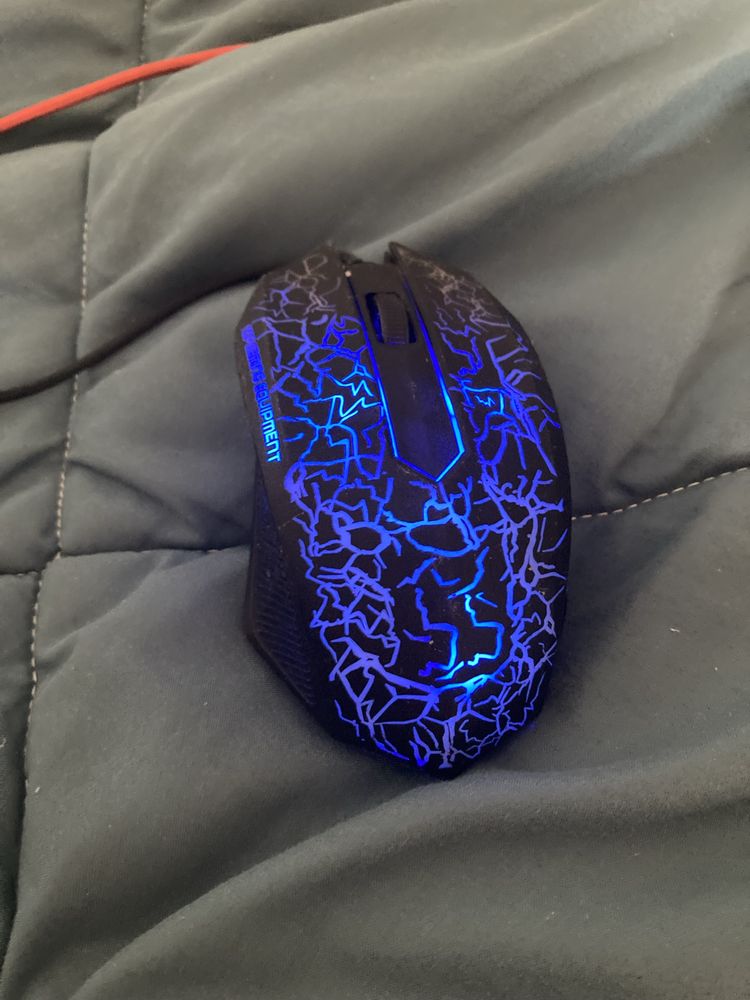 Rato ótico Gaming com leds RGB