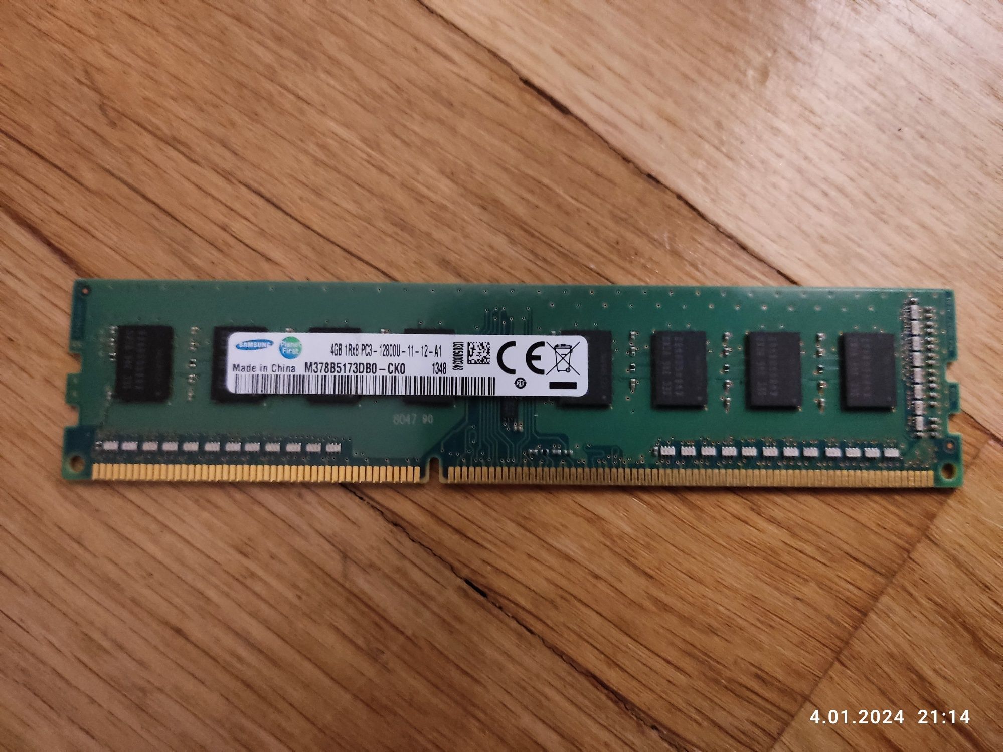 Pamięć RAM  12800 4GB ddr3