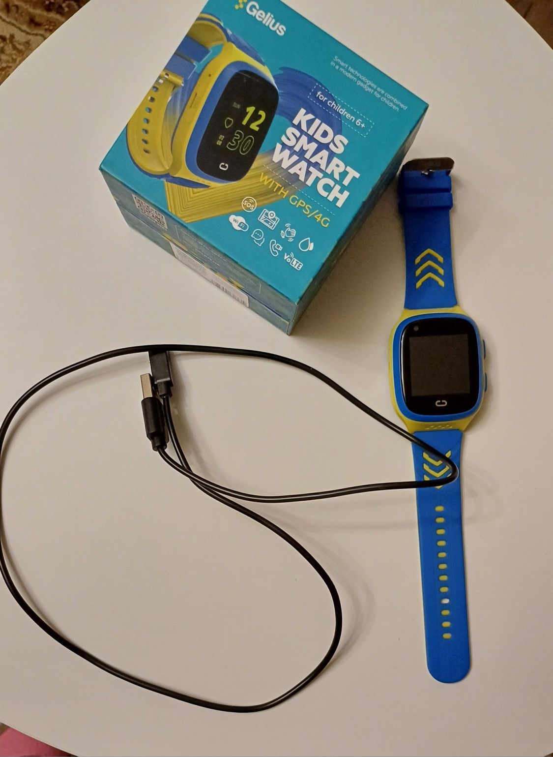 Дитячий смарт годинник Gelius GPS/4G (IP67) GP-PK006