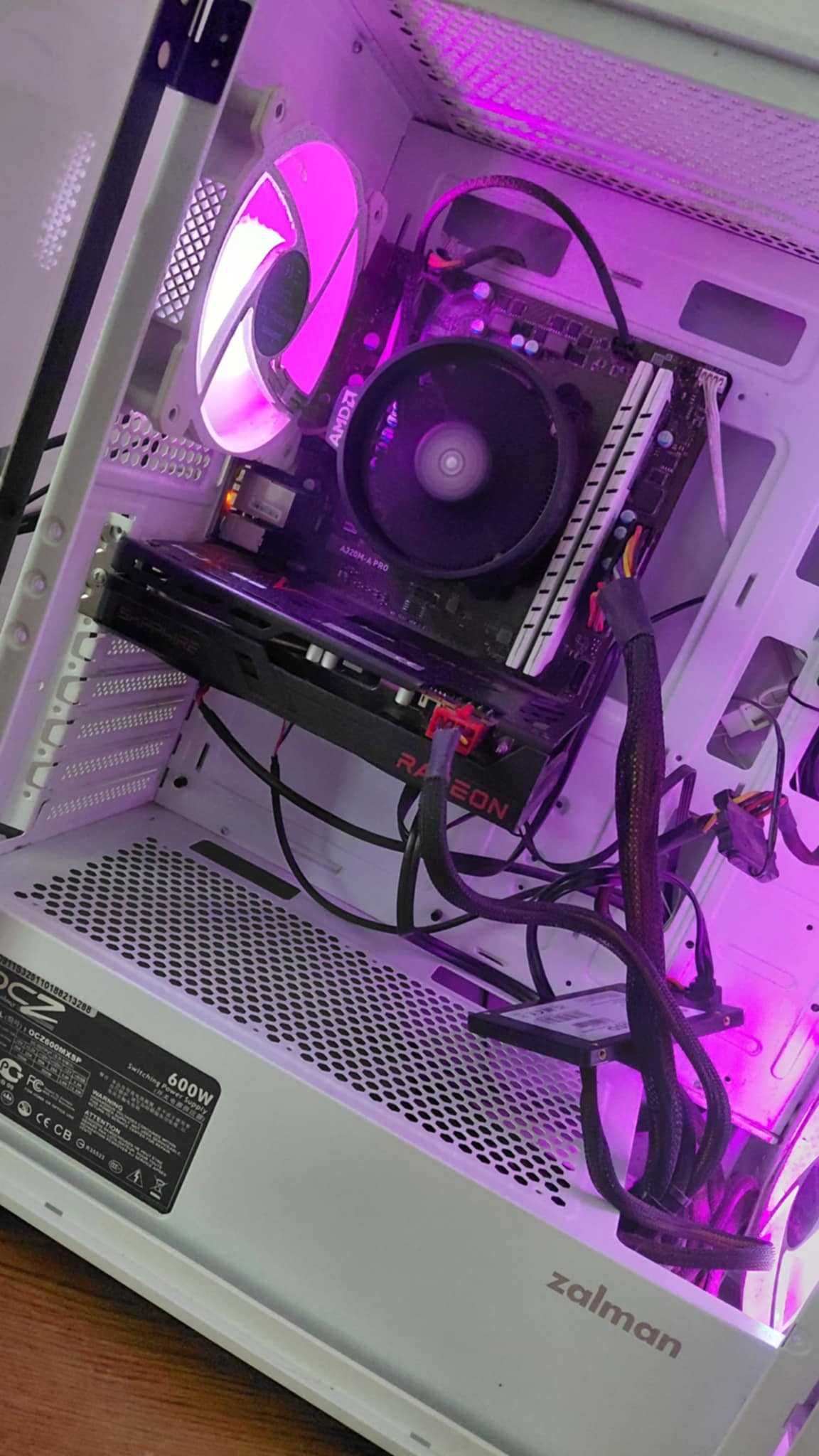 Komputer do gier i pracy Ryzen 5 5600G + Radeon RX 6600 + 32 GB