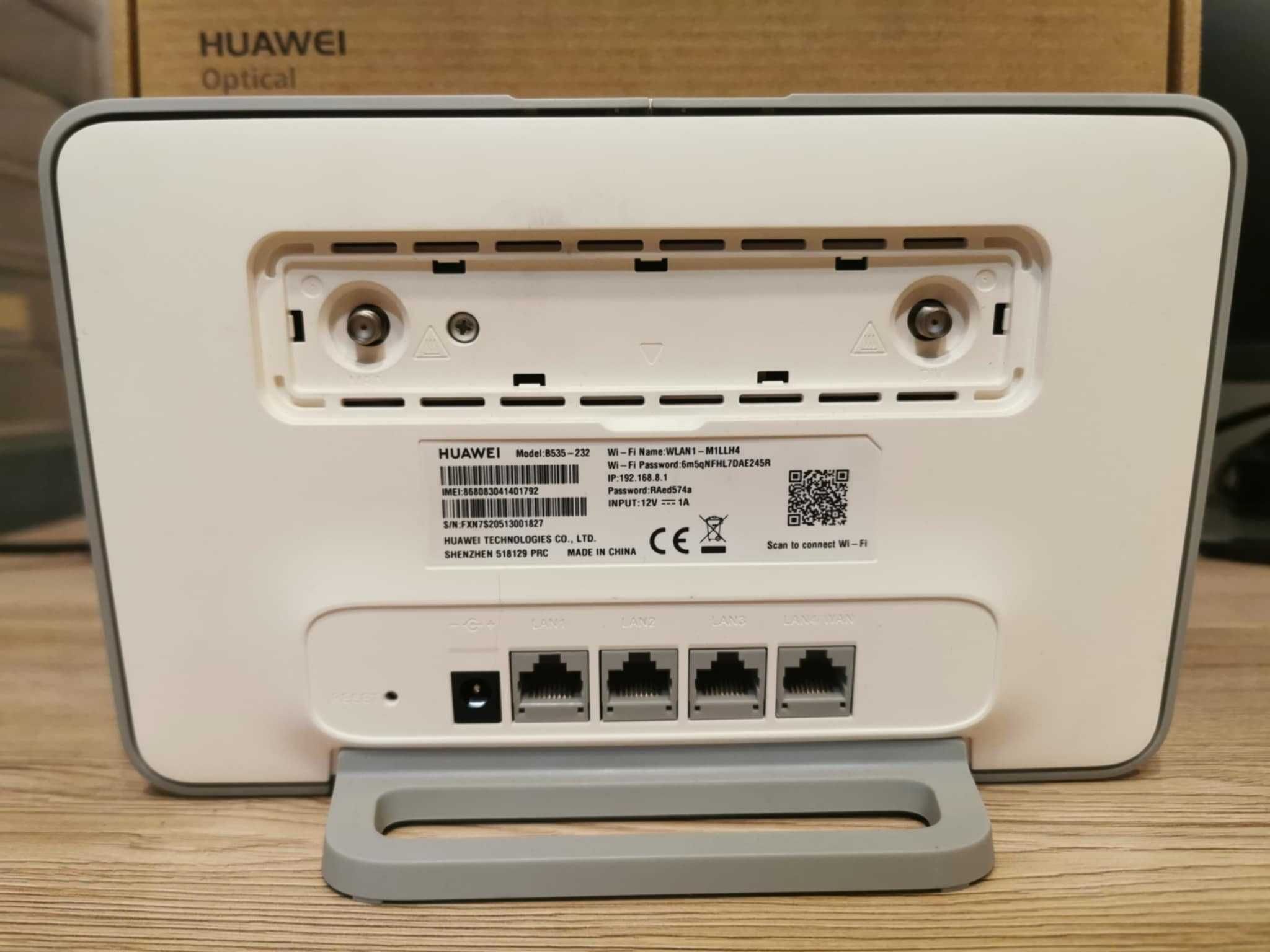 ROUTER modem LTE bezprzewodowy WiFi LAN na kartę SIM  HUAWEI B535-232