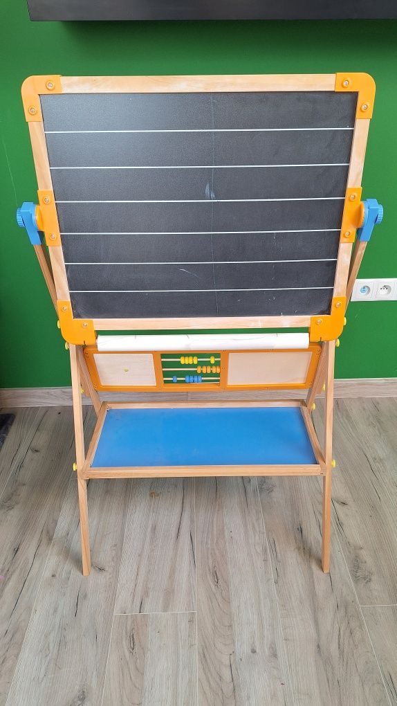 PLATIVE edukacyjna tablica dwustronna - kredowa i magnetyczna