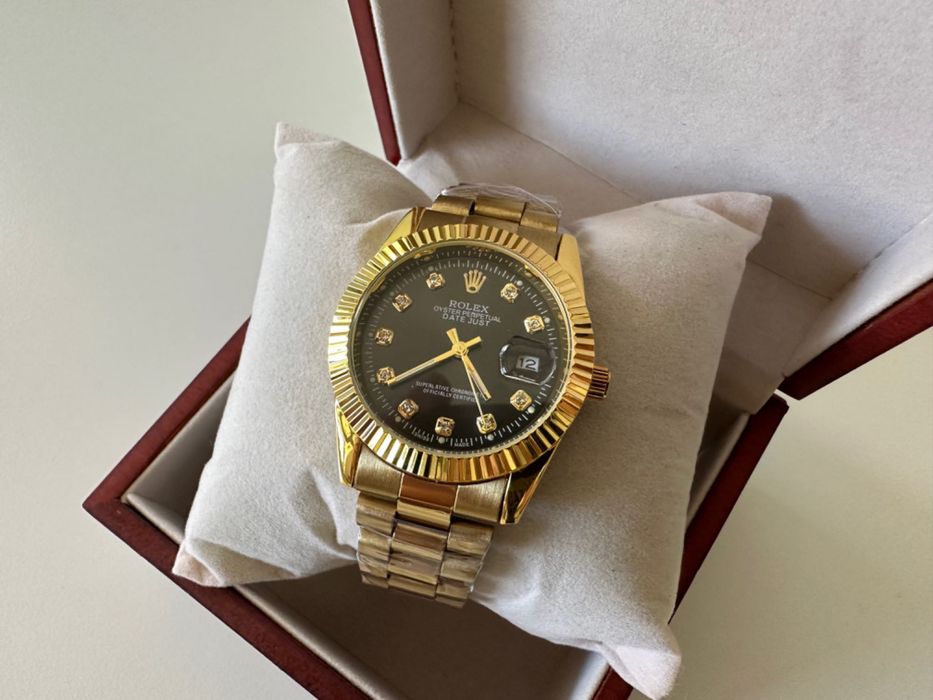 Relógio Rolex Datejust Oyster Perpetual 39mm Dourado Novo