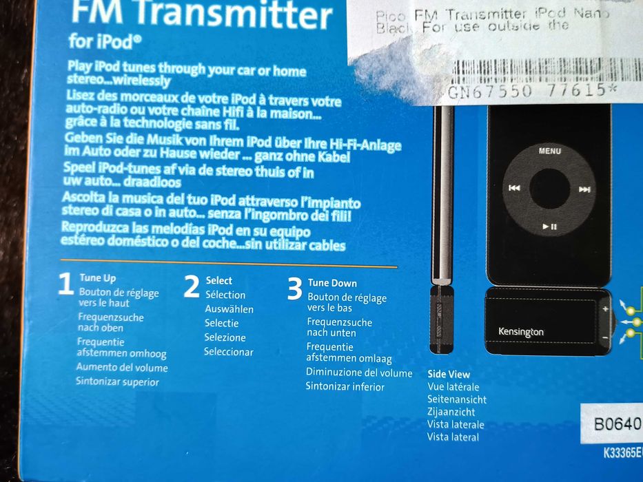 Transmiter FM do iPoda