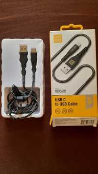 Продам новый Кабель USB Luxe Cube USB to USBC Kevlar 2.4A 1.2м