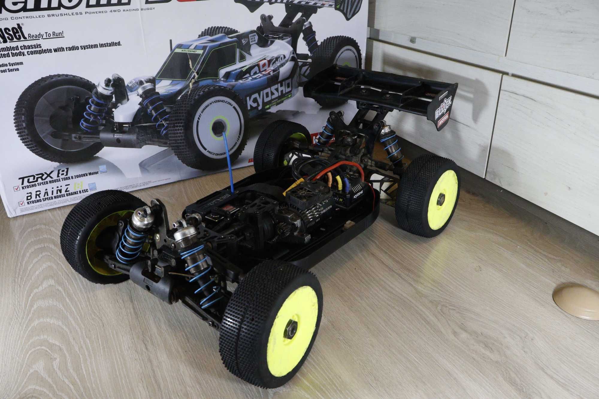 Kyosho Mp9e evo bez elektroniki rc Model buggy 1/8 zawodniczy,+ części