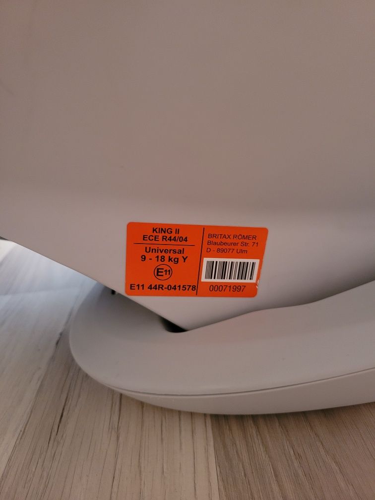 Britax ROMER KING II 9-18kg