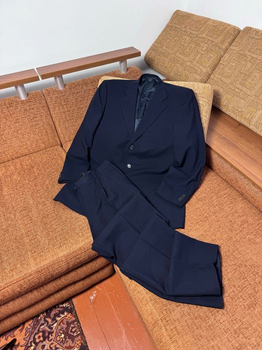 костюм піджак штани брюки Ermenegildo Zegna темно-синій розмір 54 R