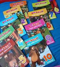 10 książek o cyfrach z serii Masza i Niedźwiedź Moje Abecadło