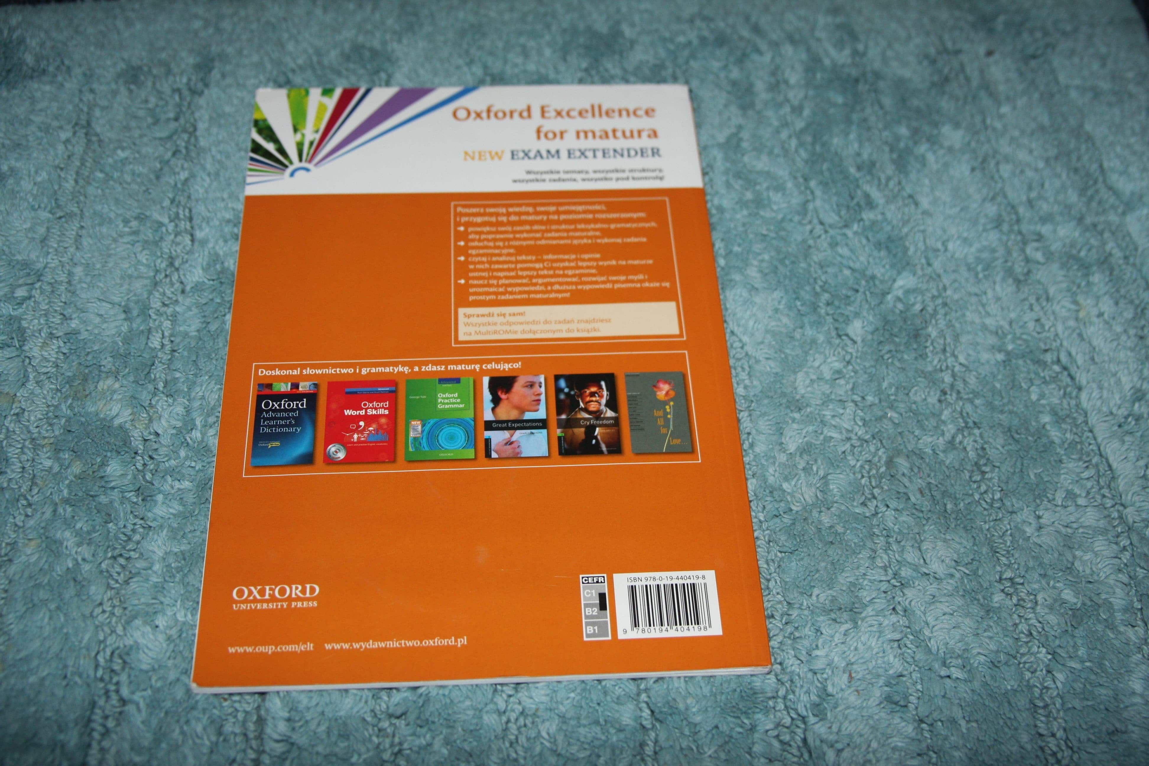 podręcznik Oxford Excellence for matura - new Exam Extender