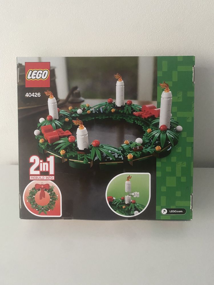 Lego 40426  - Bożonarodzeniowy wieniec 2 w 1