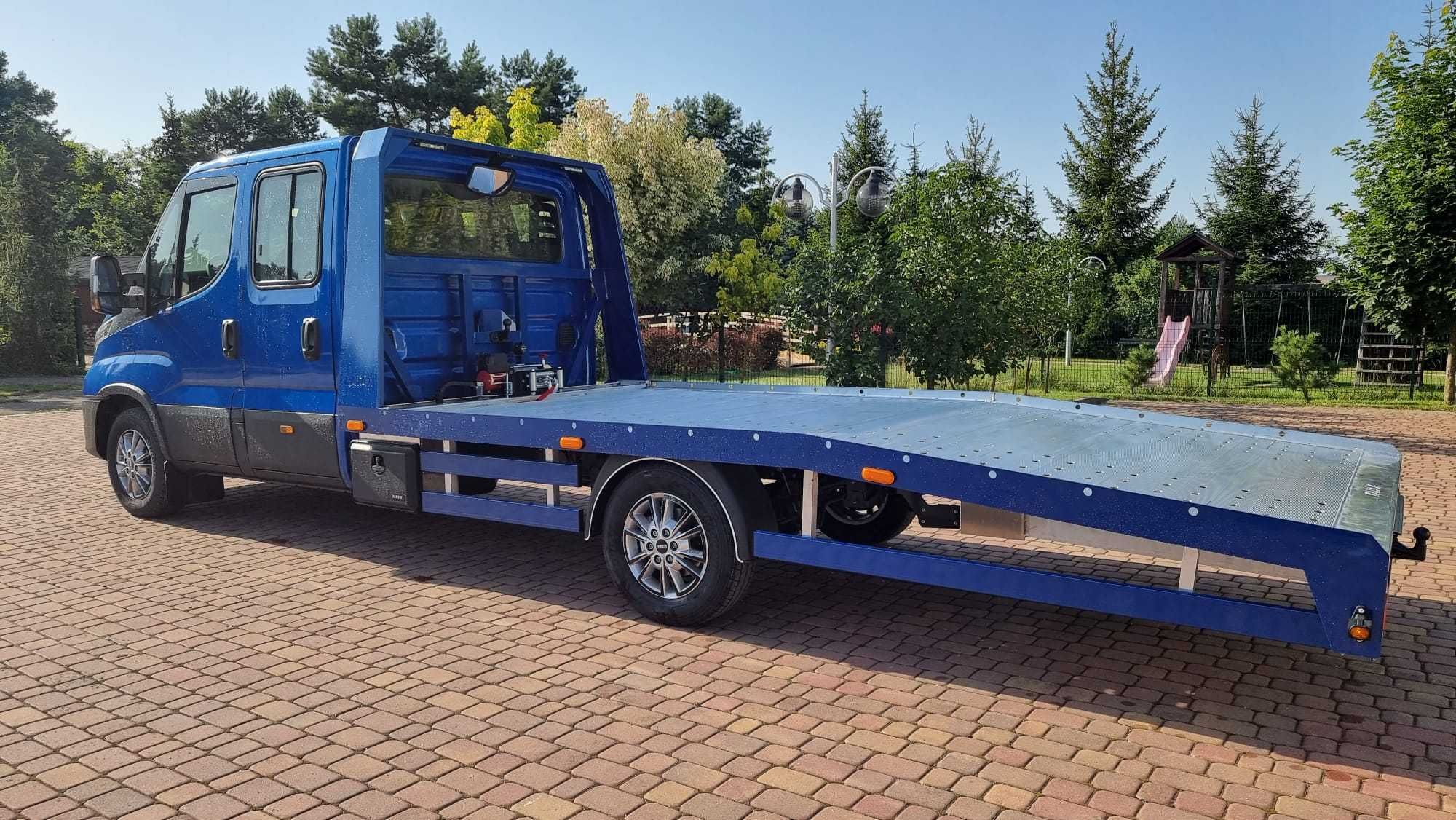 Zabudowa Iveco Daily Dubel Autolaweta Laweta Najazd Alu Panelowa