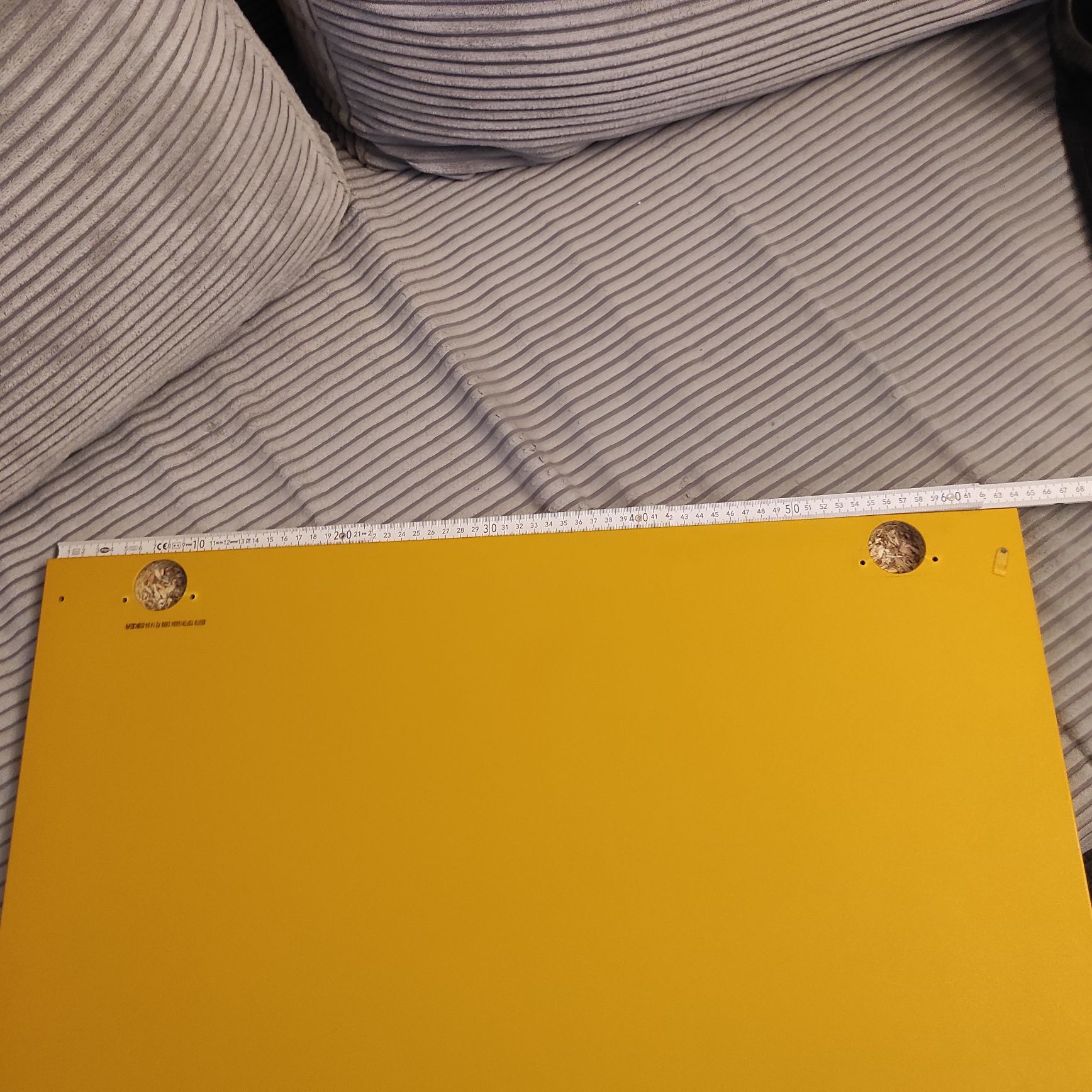 Ikea Besta front lakierowany żółty wysoki połysk  60x64