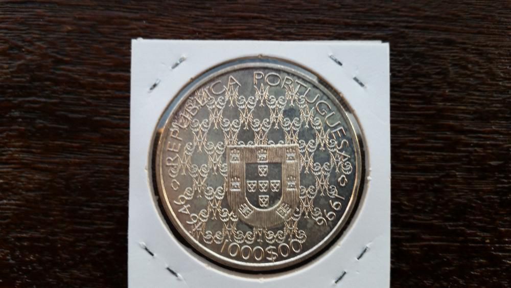 1,000$00 em Prata Nossa Sra da Conceição 1996