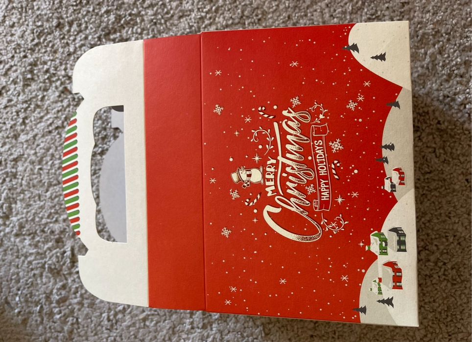 пакет коробка подарунковий новорічний різдвяний