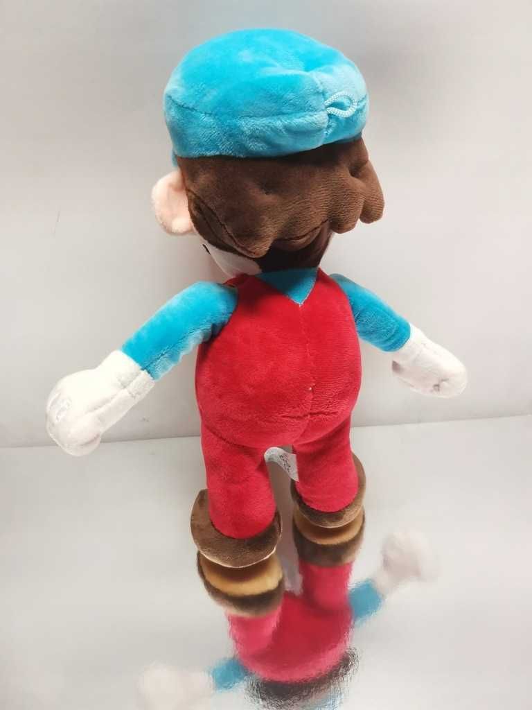 Super Mario blue maskotka Nintendo 35cm pluszak niebieska czapka