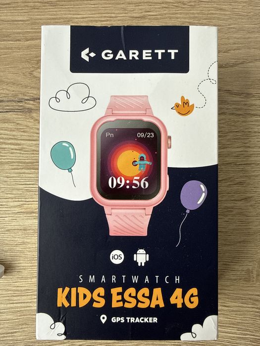 Smartwatch garett kids essa 4g rozowy dla dziewczynki
