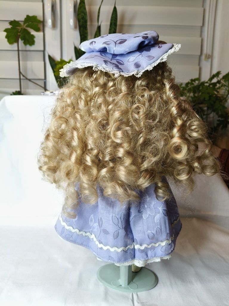 Stara kolekcjonerska lalka głowa porcelanowa 16