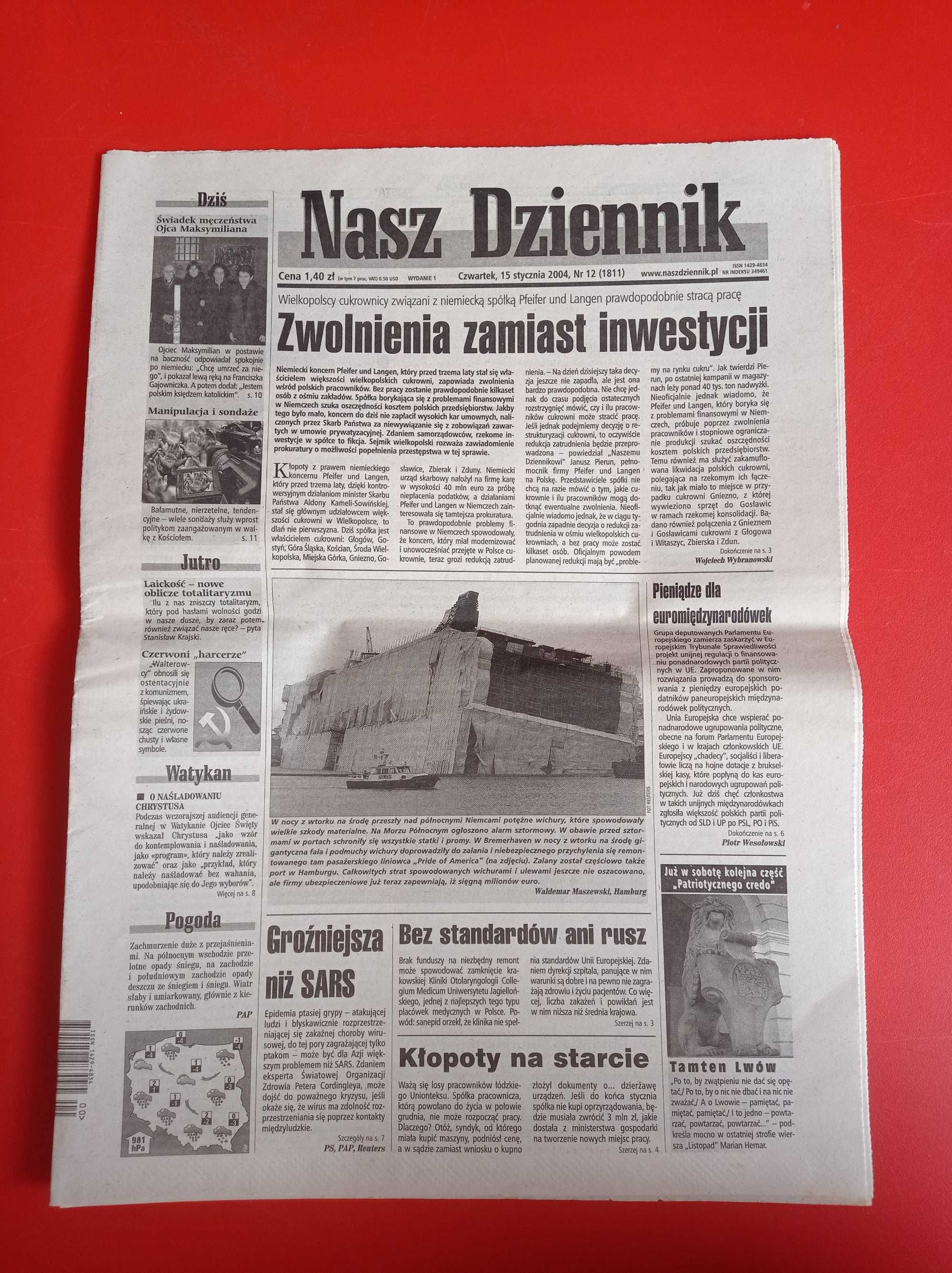Nasz Dziennik, nr 12/2004, 15 stycznia 2004