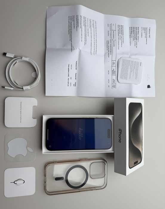 iphone 15 Pro Natural Titanium 128GB apple Złoty Salon Polska Promocja