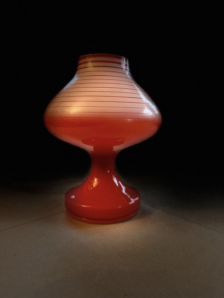 Lampa szklana, Stepan Tabery Czechoslowacja, lata 60/70  unikat