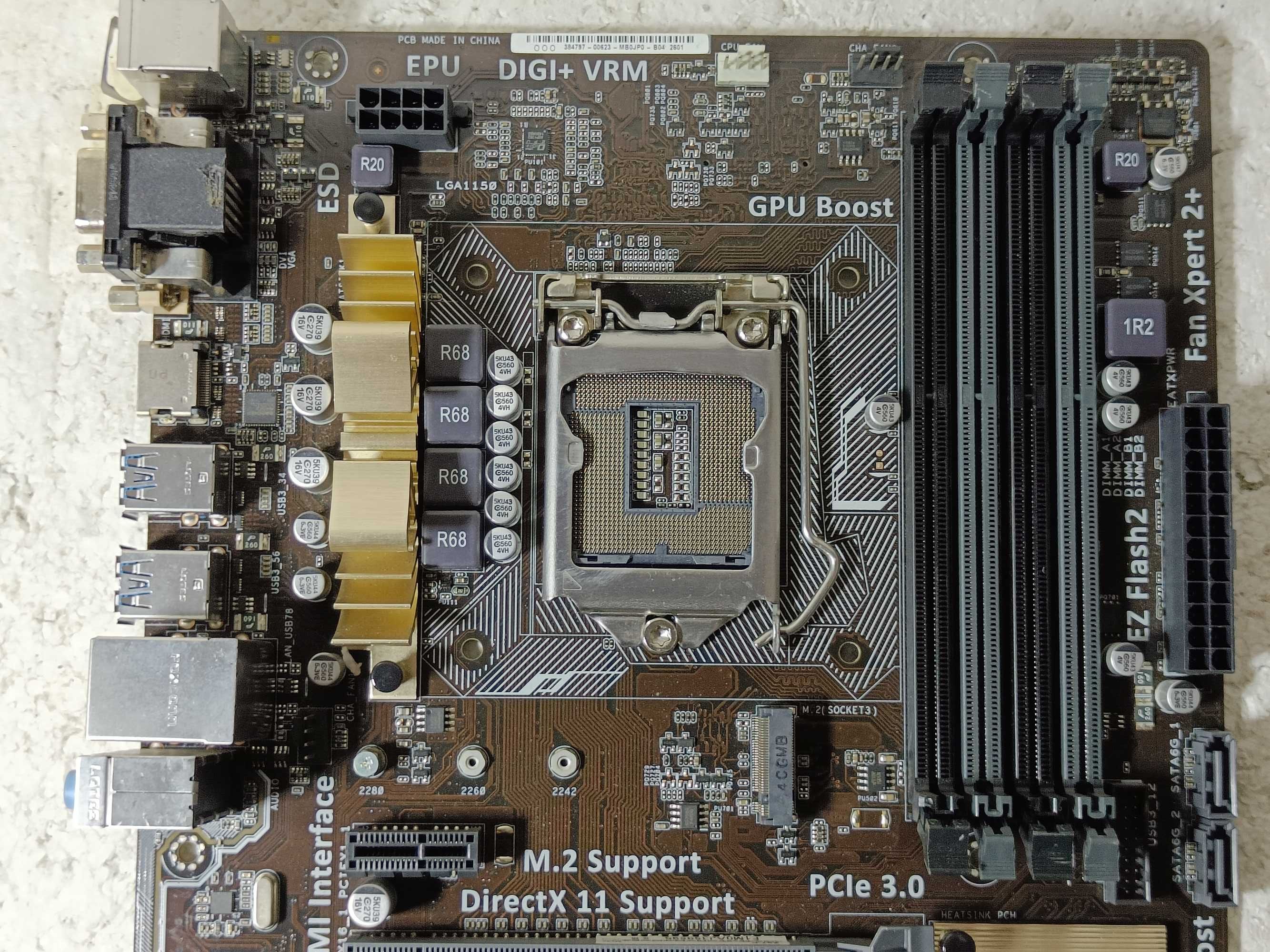 Материнська плата ASUS Z97-P LGA1150 з M2 слотом під SSD під i7 4790K