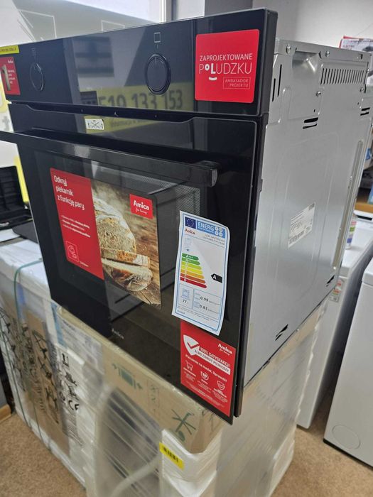 OUTLET nowy Piekarnik Amica ED37618B X-TYPE prowadnice Gwar 2 lata J8