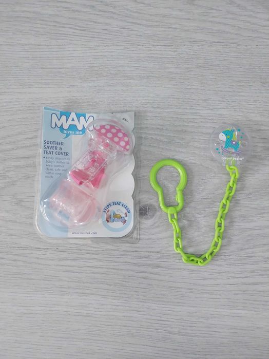 Ochrona osłona smoczka zawieszka z taśmą tasiemką