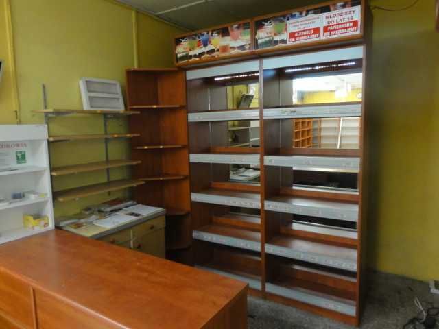 Regał sklep.,alkohole, 3x0,90 + narożnik, Lustra, ośw. Led, OKAZJA !!!