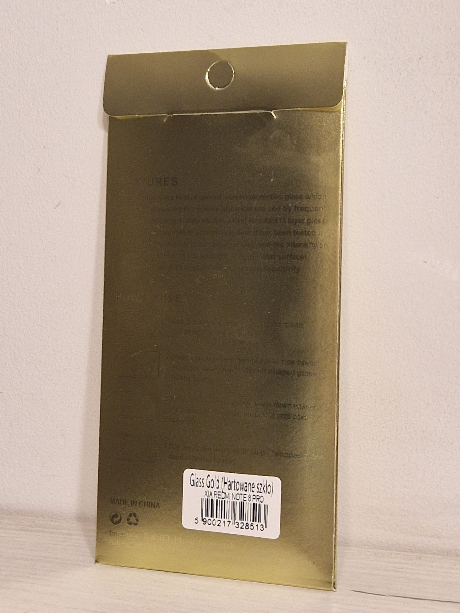Glass Gold Hartowane szkło do XIAOMI REDMI NOTE 8 PRO