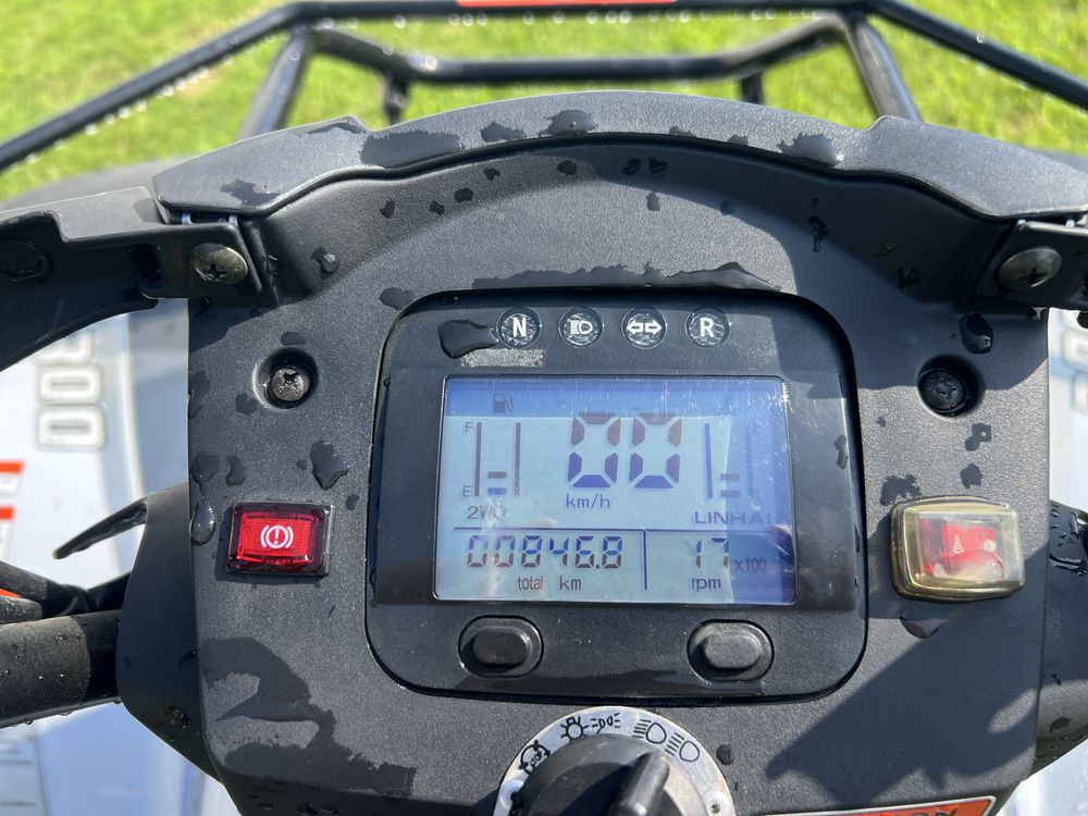 Quad Linhai 300 4x4 – 847 km, Guincho e Bola de Reboque