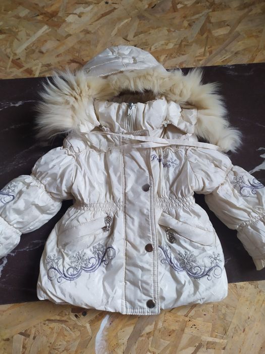 Зимова зимняя куртка курточка для дівчинки