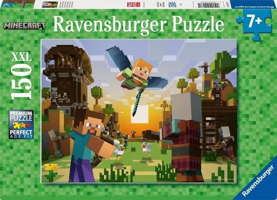 Puzzle 150 elementów. Minecraft. Ravensburger