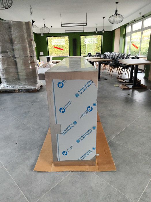 Okap przyścienny skrzyniowy 2400x1000x450 + łapacze tłuszczów