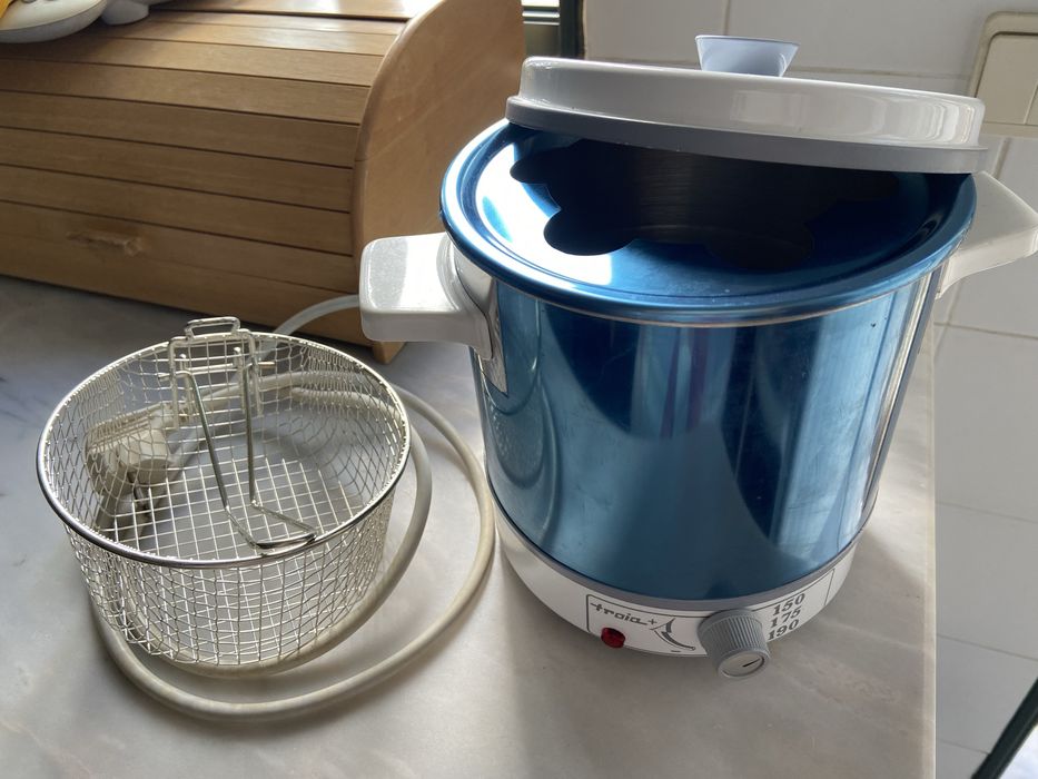 Mini fritadeira Inox Troia