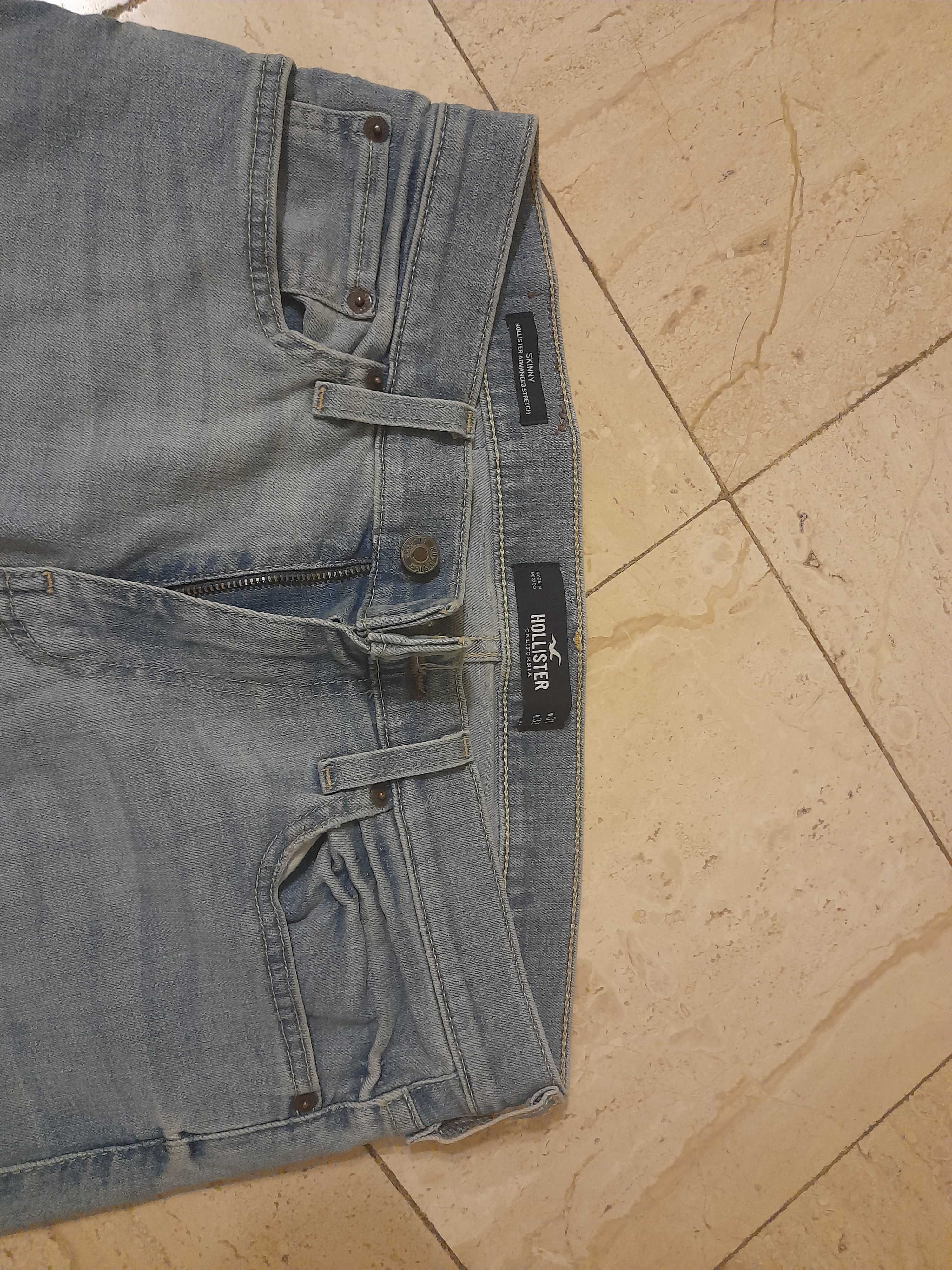 jeansy męskie Hollister skinny w31 L 32