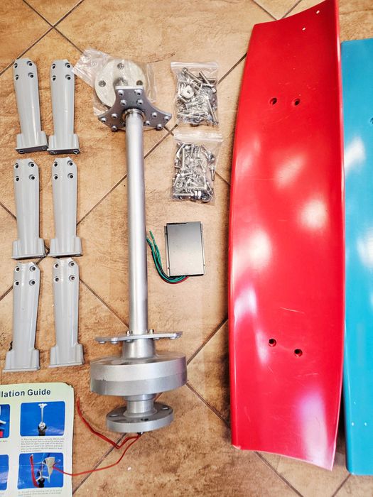 Nieużywana Turbina wiatrowa o mocy 400 W Generator