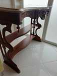 Mesa de marmore vintage mais espelho
