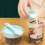 Pojemnik Kubek LunchBox Pudełko Śniadaniowe + Widelec NrD279