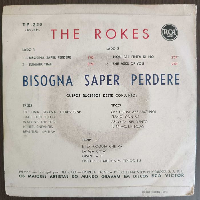 The Rokes - Bisogna Saper Perdere (EP)