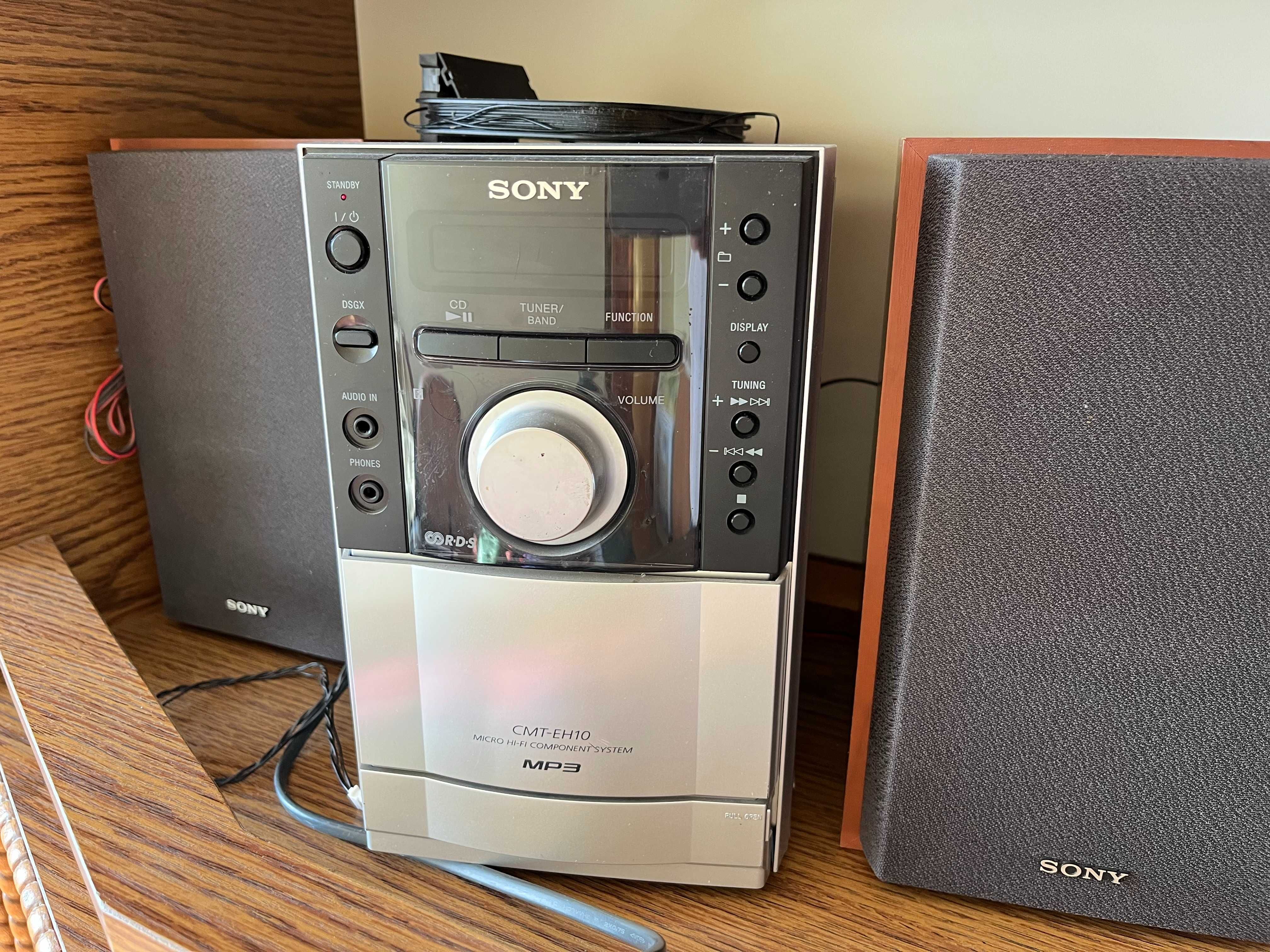 Mini wieża Sony CMT- EH10 + podsłuch GSM na odległość