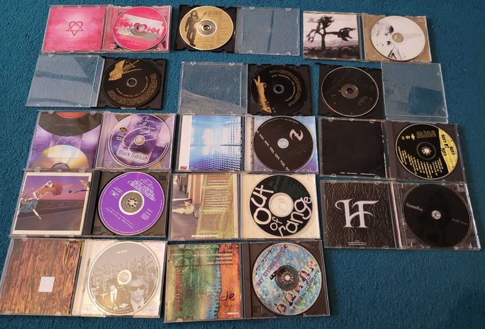 Płyty CD rock punk hard metal