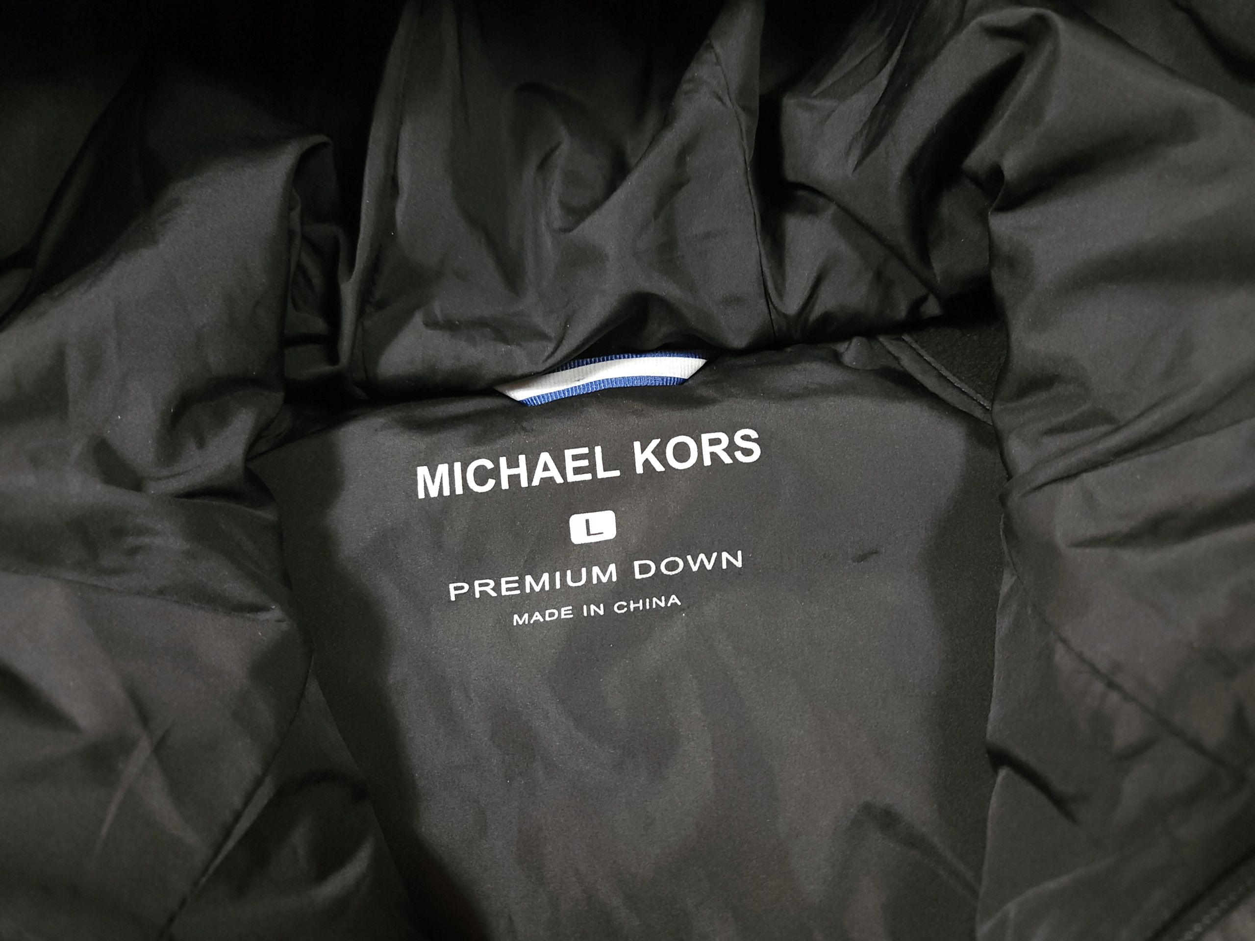 MICHAEL KORS Kurtka Hybryda Puchowa Softshell Męska r. L