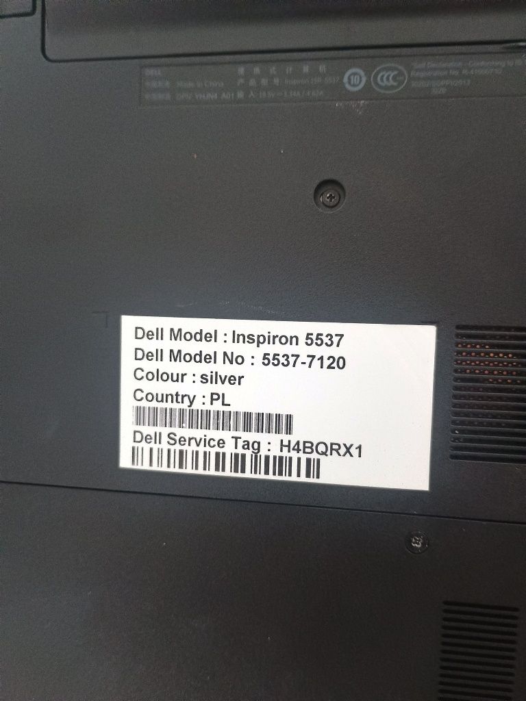 Dell Inspiron 5537 laptop