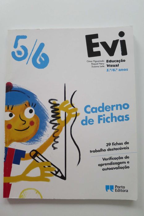 Caderno de atividades Ed. Visual 5º/6º anos “Evi 5/6” Porto Editora