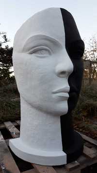 Rzeźba maska twarz kobiety posąg pomnik donica Promocja Wakacyjna