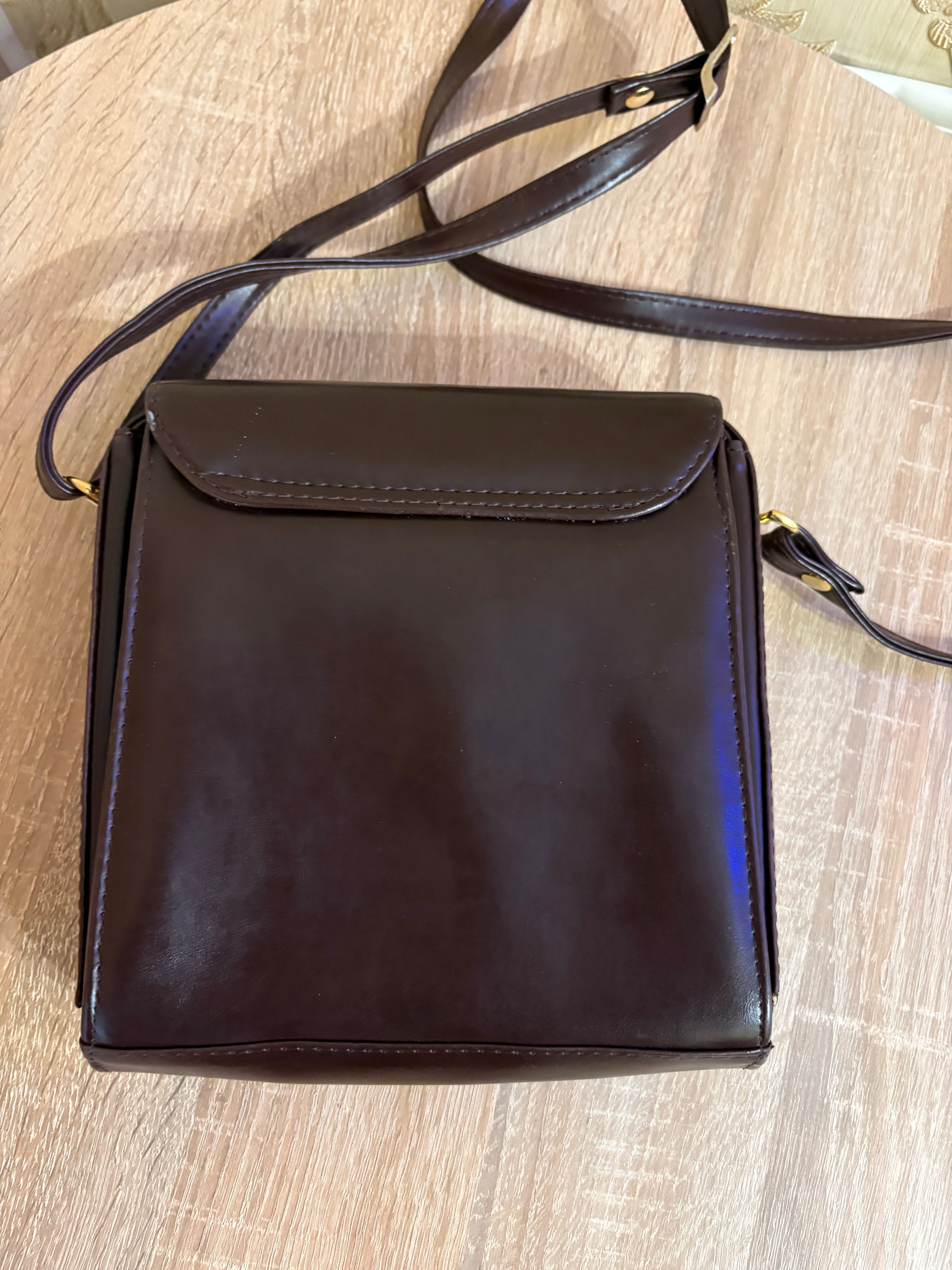 Кожаная мужская итальянская сумка Dermier made in Italy Firenze